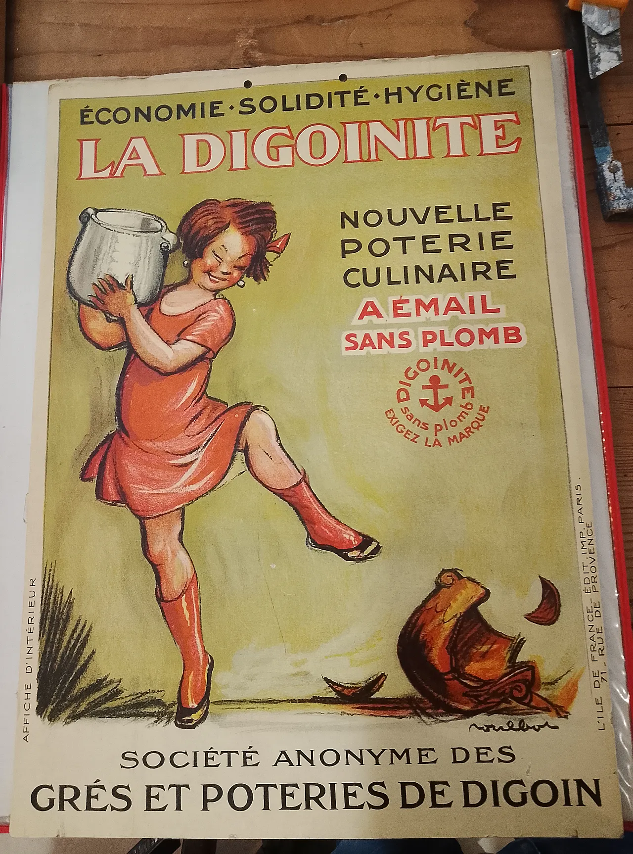 Advertising poster "Digoinite" 2